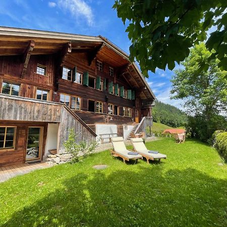 Alpen Charme - Chalet D'Hotes Et Spa Gsteig Exteriér fotografie