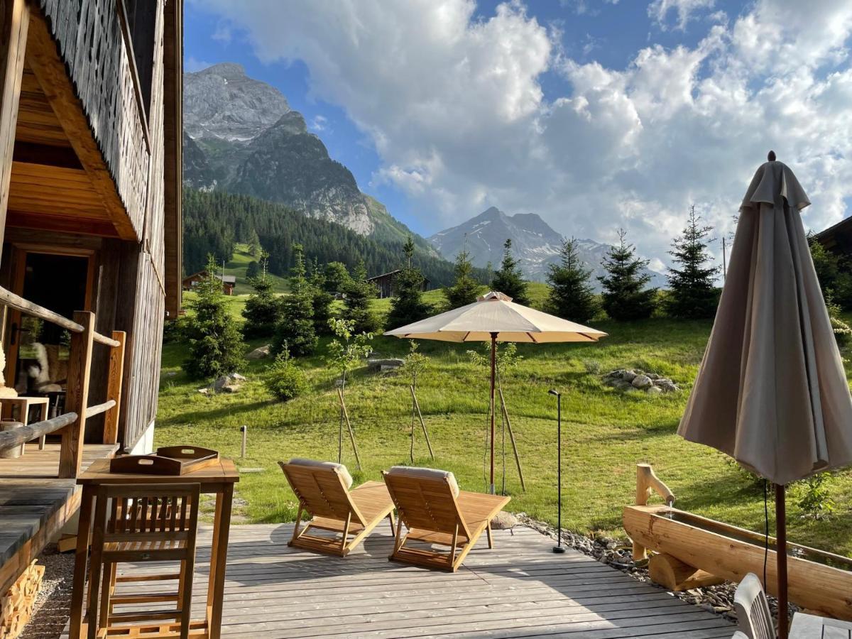 Alpen Charme - Chalet D'Hotes Et Spa Gsteig Exteriér fotografie