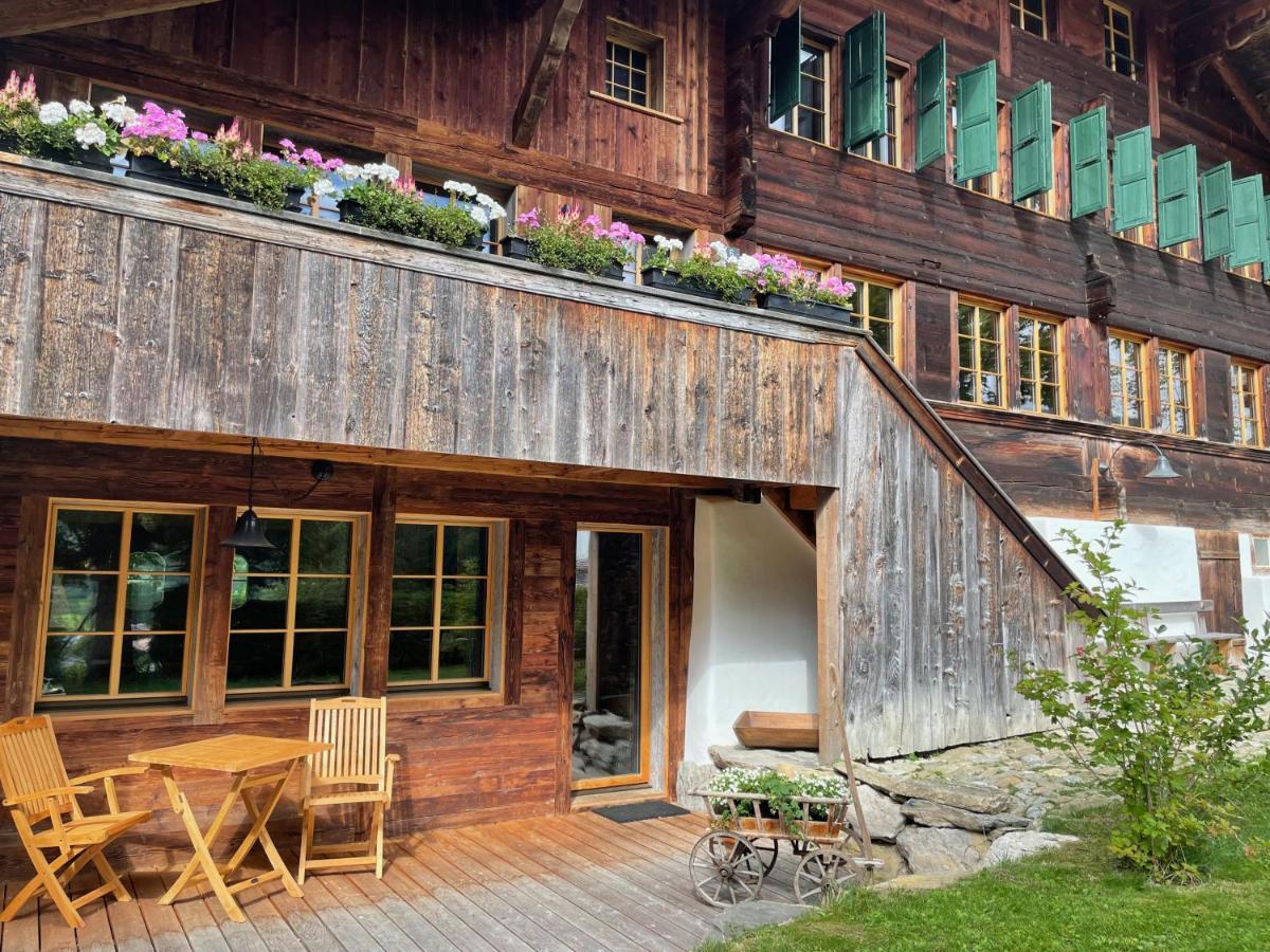 Alpen Charme - Chalet D'Hotes Et Spa Gsteig Exteriér fotografie